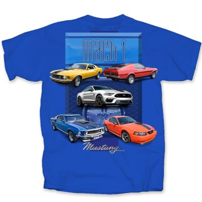 T-Shirt Homme MACH1 Bleu Royale